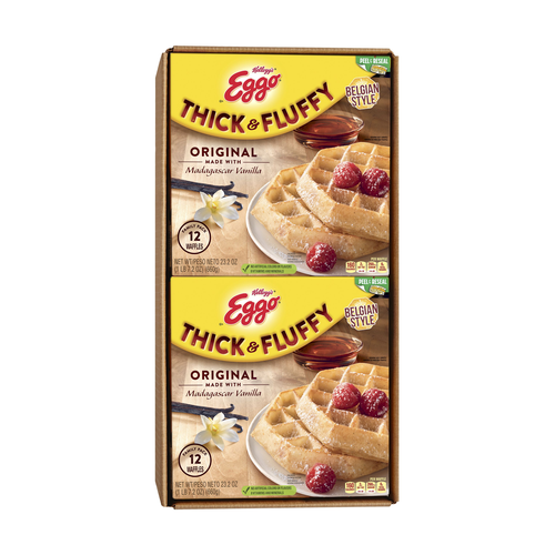 EGGO WAFFLES THICK & FLUFFLY ARANDANO 330g