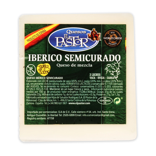 EL PASTOR QUESO IBERICO SEMICURADO MEZCLA 150g