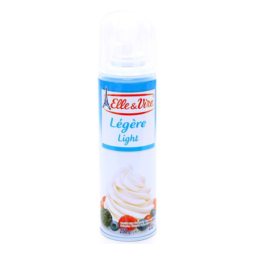 ELLE Y VIRE CREMA SPRAY LIGHT SWEETENED 10.8 FAT 250g