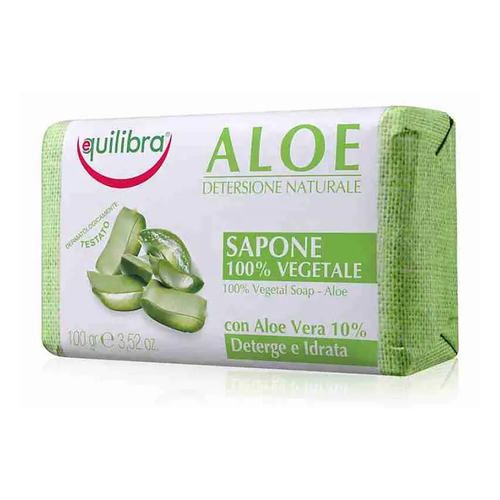 EQUILIBRA JABON DE TOCADOR VEGETAL ALOE VER┴ 100g