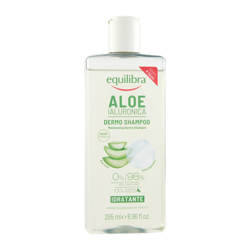 EQUILIBRA SHAMPOO SHAMPOO CON ALOE VERA+ACIDO HIALURONICO 265ml