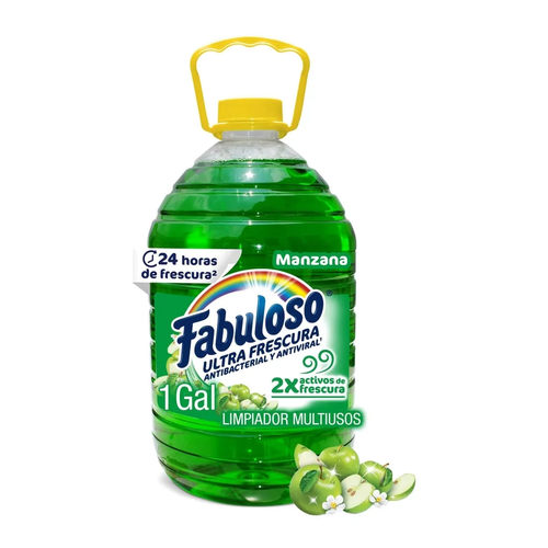 FABULOSO DESINFECTANTE MANZANA GALON 4/4 LT