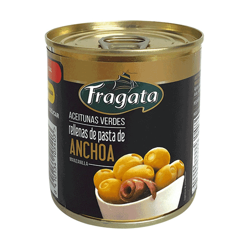 FRAGATA ACEITUNA RELLENA ANCHOA LATA 200g