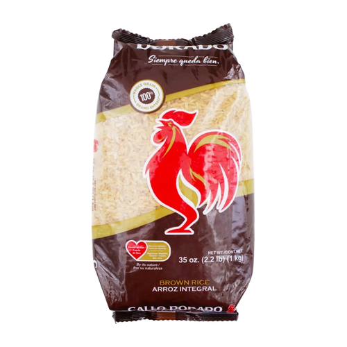 GALLO DORADO ARROZ PRECOCIDO INTEGRAL 1kg