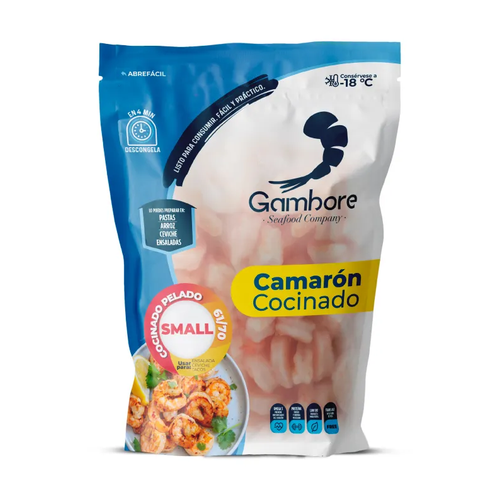 GAMBORE CAMARON COCIDO 70 CT 2LB