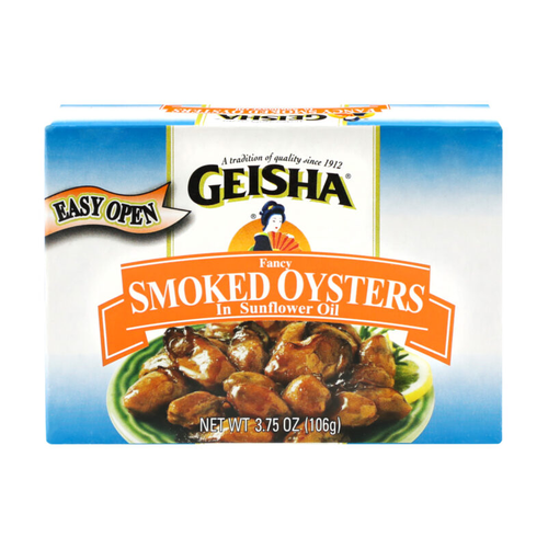 GEISHA MARISCO ENLATADO SMOKED OYSTERS 4 OZ
