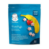GERBER NUTRISNACK PUFFS BANANO FRESA 42g