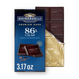 GHIRARDELLI CHOCOLATE 86% DARK BARRA 90g