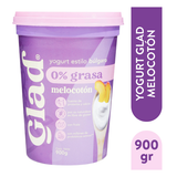 GLAD YOGOURT 0% GRASA MELOCOTON 900g