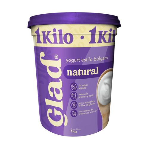 GLAD YOGOURT ORIGINAL NATURAL 900g