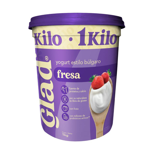 GLAD YOGURT 0% GRASA FRESA 150g
