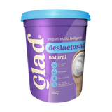 GLAD YOGURT 0 GRASA NATURAL 900g