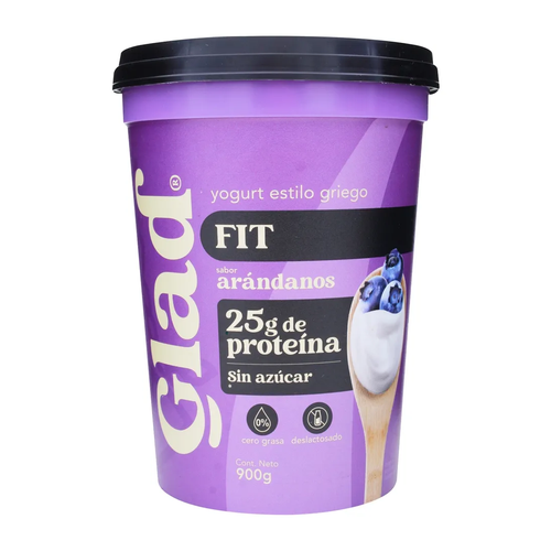 GLAD YOGURT ARANDANOS FIT 900g