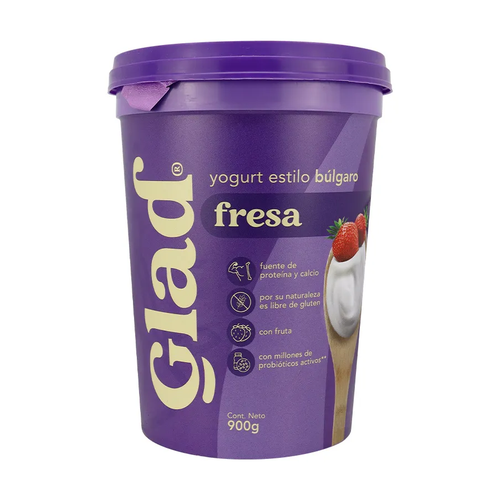 GLAD YOGURT ORIGINAL FRESA 150g