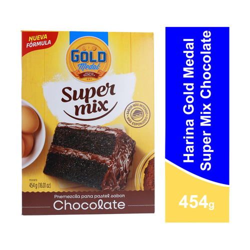 GOLD MEDAL MESCLA P/PASTEL CHOCOLATE 454g