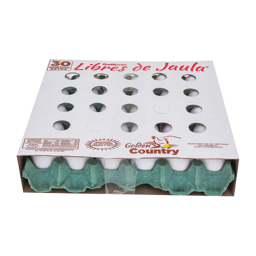 GOLDEN HUEVO BLANCO GRANDE 12 UNIDAD