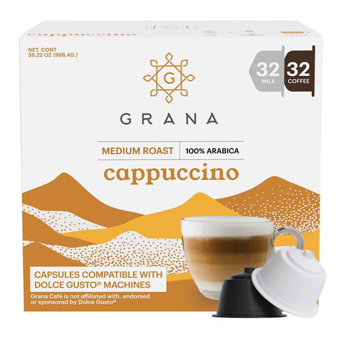 GRANA CAPSULAS DE CAF╔ CAPUCCINO 16 UNIDAD