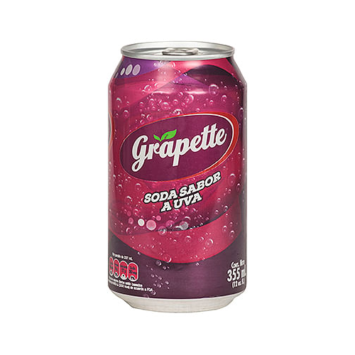 GRAPETTE BEBIDA GASEOSA LATA 355ml