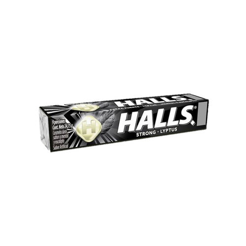 HALLS CARAMELOS STRONG LYPTUS 25g
