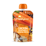 HAPPY BABY COMPOTA POLLO VEGETALES Y QUINOA BOLSA 99g