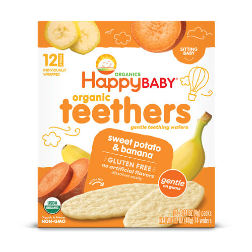 HAPPY BABY TEETHERS CAMOTE BANANO 48g