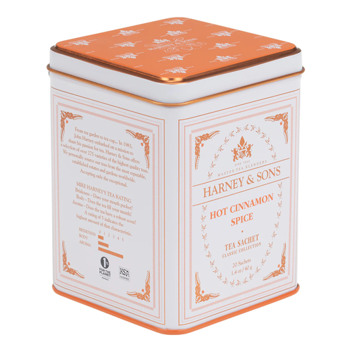 HARNEY & SONS TE HOT CINNAMON SPICE LATA 20 SACHETS 40g