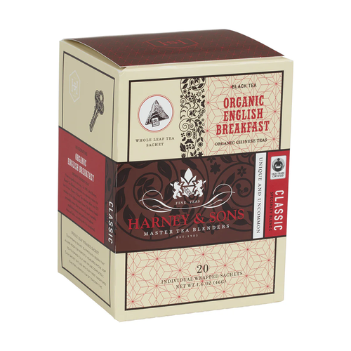 HARNEY & SONS TE ORGANIC ENGLES BREAKFAS CAJA 20 SACHT 46g