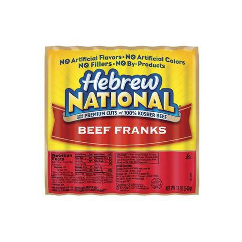 HEBREW NATIONAL SALCHICHA DE RES 340g
