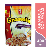 HELIOS GRANOLA CON PASAS, BANANO Y COCO 400g
