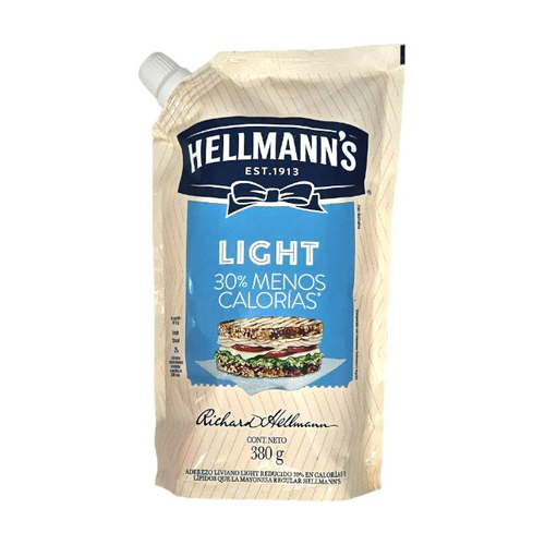 HELLMANNS MAYONESA LIGHT DOYPACK 400g