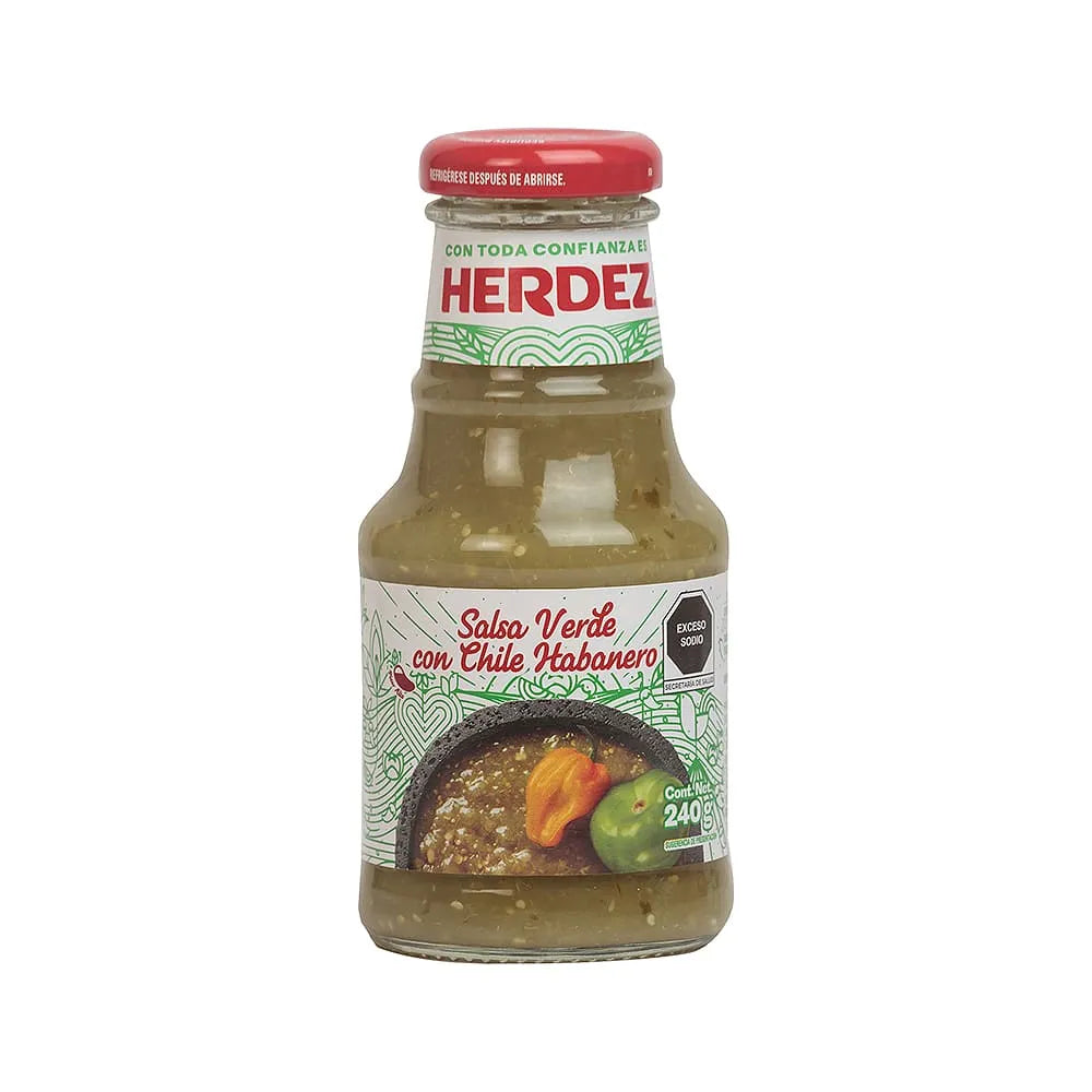 HERDEZ SALSA CHILE HABANERO 240 G