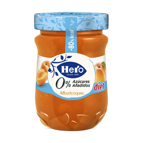 HERO MERMELADA ALBARICOQUES 0% AZ┌CAR 280g