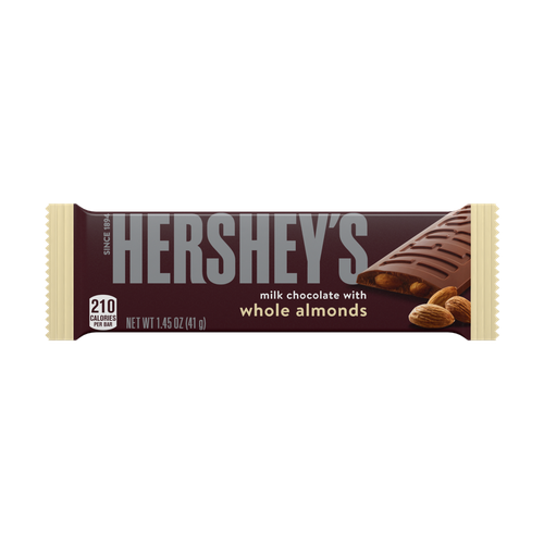 HERSHEYS CHOCOLATE ALMONDS BARRA 41g