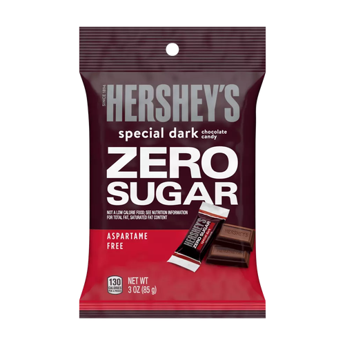 HERSHEYS CHOCOLATE ZERO SUGAR DARK 85g