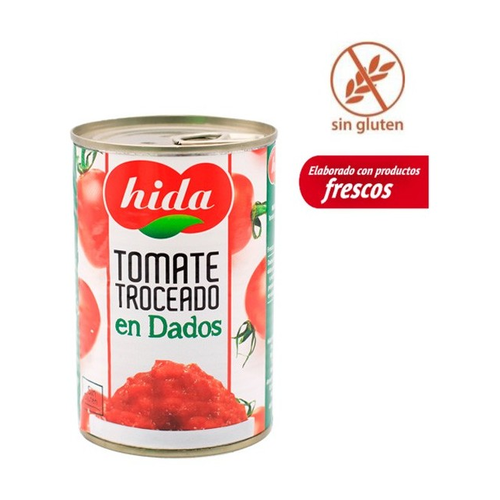 HIDA TOMATE TROCEADOS EN DADOS 400g