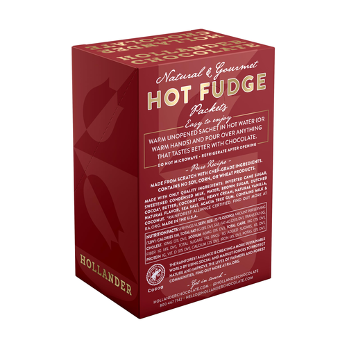 HOLLANDER SYRUP LIQUIDO HOT FUDGE CAJA 7 UNIDAD