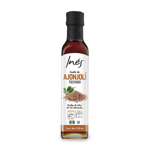 INES ACEITE AJONJOLI TOSTADOS 12/1 LT