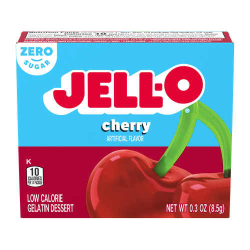 JELL-O GELATINA SIN AZUCAR CHERRY 9g