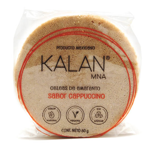 KALAN OBLEAS DE AMARANTO CAPPUCCINO 60g