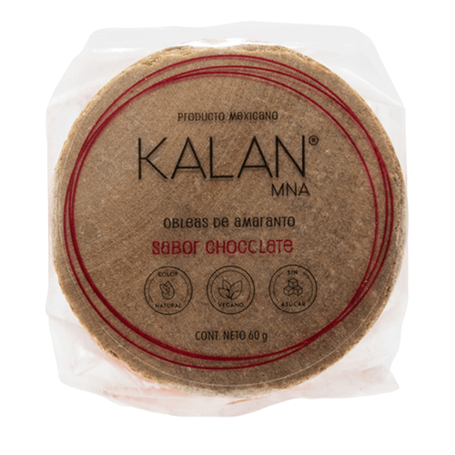 KALAN OBLEAS DE AMARANTO CHOCOLATE 60g