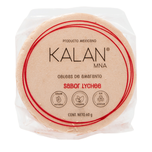 KALAN OBLEAS DE AMARANTO LYCHEE 60g