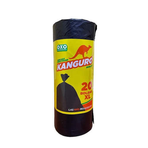 KANGURO BOLSAS ROLLO BASURA XL 20 UNIDAD