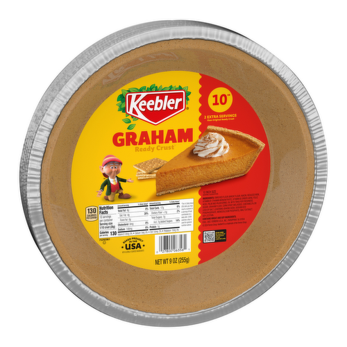 KEEBLER PIE GRAHAM PIE CRUST 9 OZ