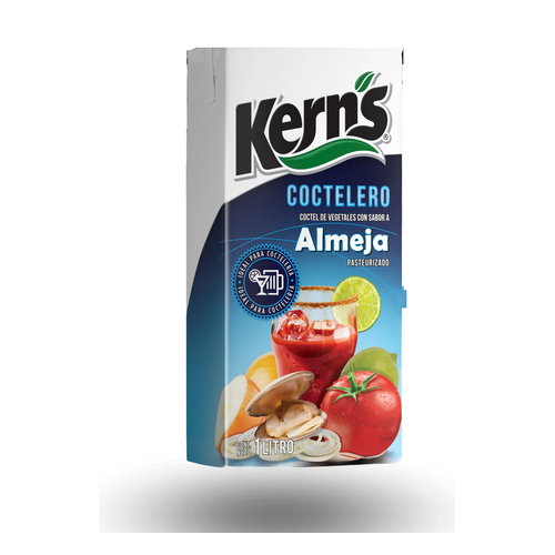 KERNS COCTEL DE VEGETALES SABOR ALMEJA 12/1 LT