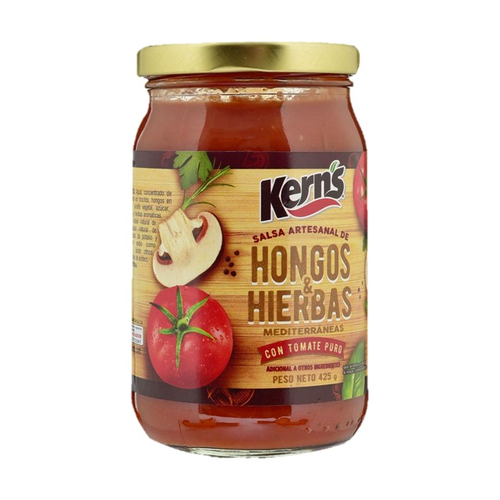 KERNS SALSA HONGOS Y HIERBAS 425g