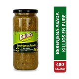 KILLIOS BERENJENA ASADA EN PURE FRASCO 480g