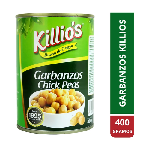 KILLIOS GARBANZOS GARBANZOS CHICK PEAS 400g