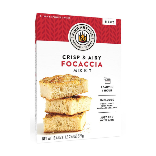 KING ARTHUR PREMEZCLA FOCACCIA MIX KIT 522g