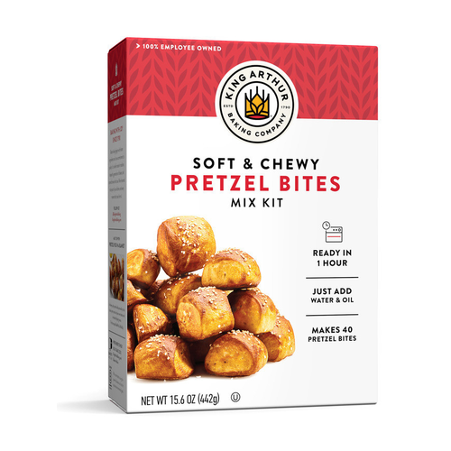 KING ARTHUR PRETZEL BITES MIX KIT 16 OZ