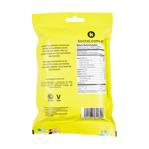 KOCTEL PISTACHOS 156g